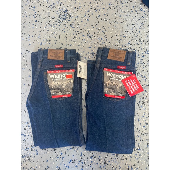 (2) Wrangler American Boys Jeans, Size 10 Slim, New With Tags, Made in USA - Picture 1 of 5